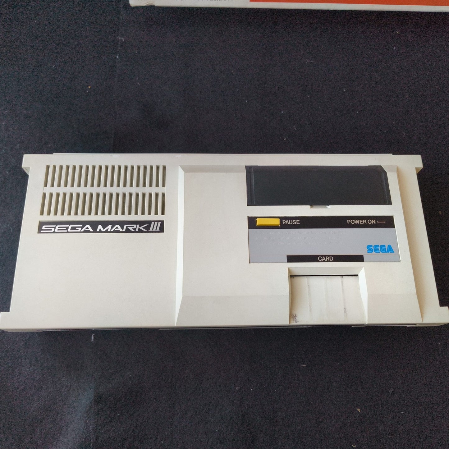 SEGA MARK 3 III CONSOLE (Sega Master System) ,w/ Pads, PSU, Manual, Box/ Japan