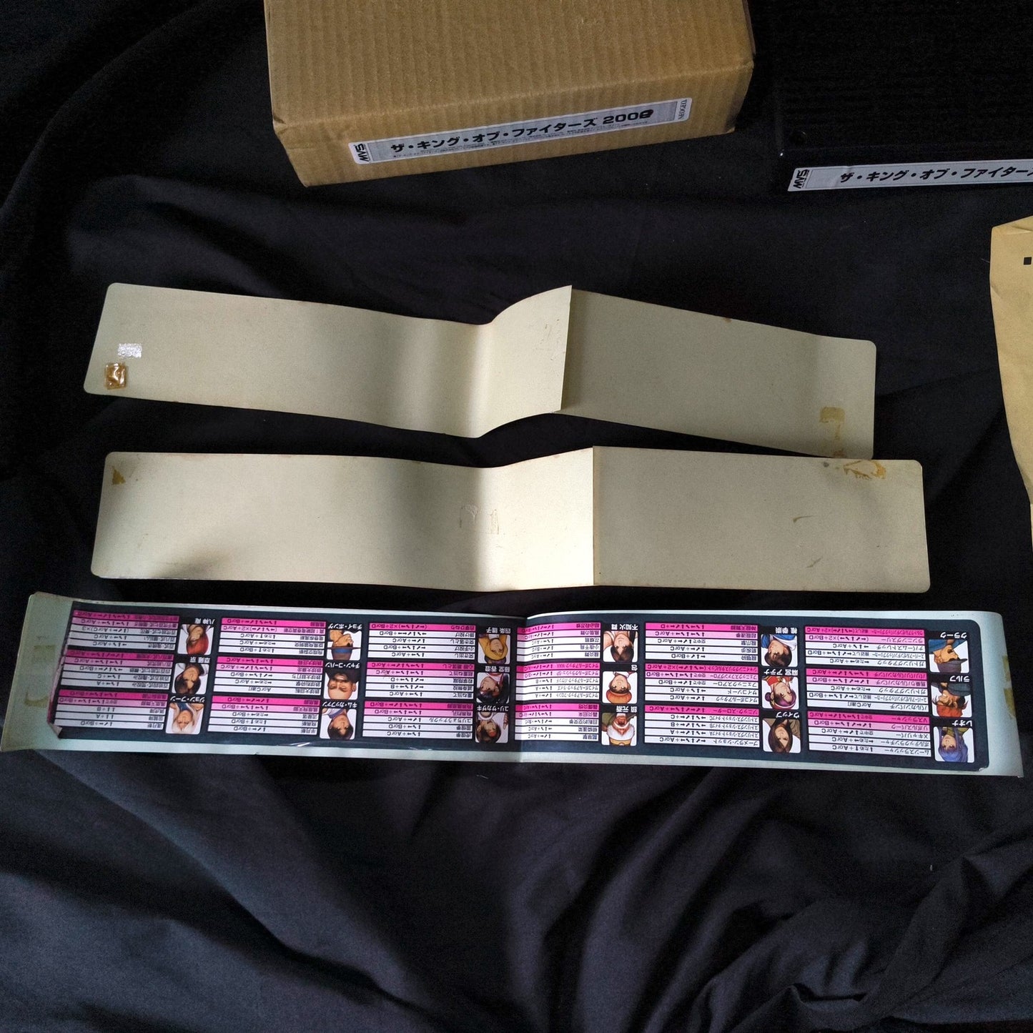 The King of Fighters 2001 KOF 2000 NEOGEO MVS Cartridge and Papers set, Workign