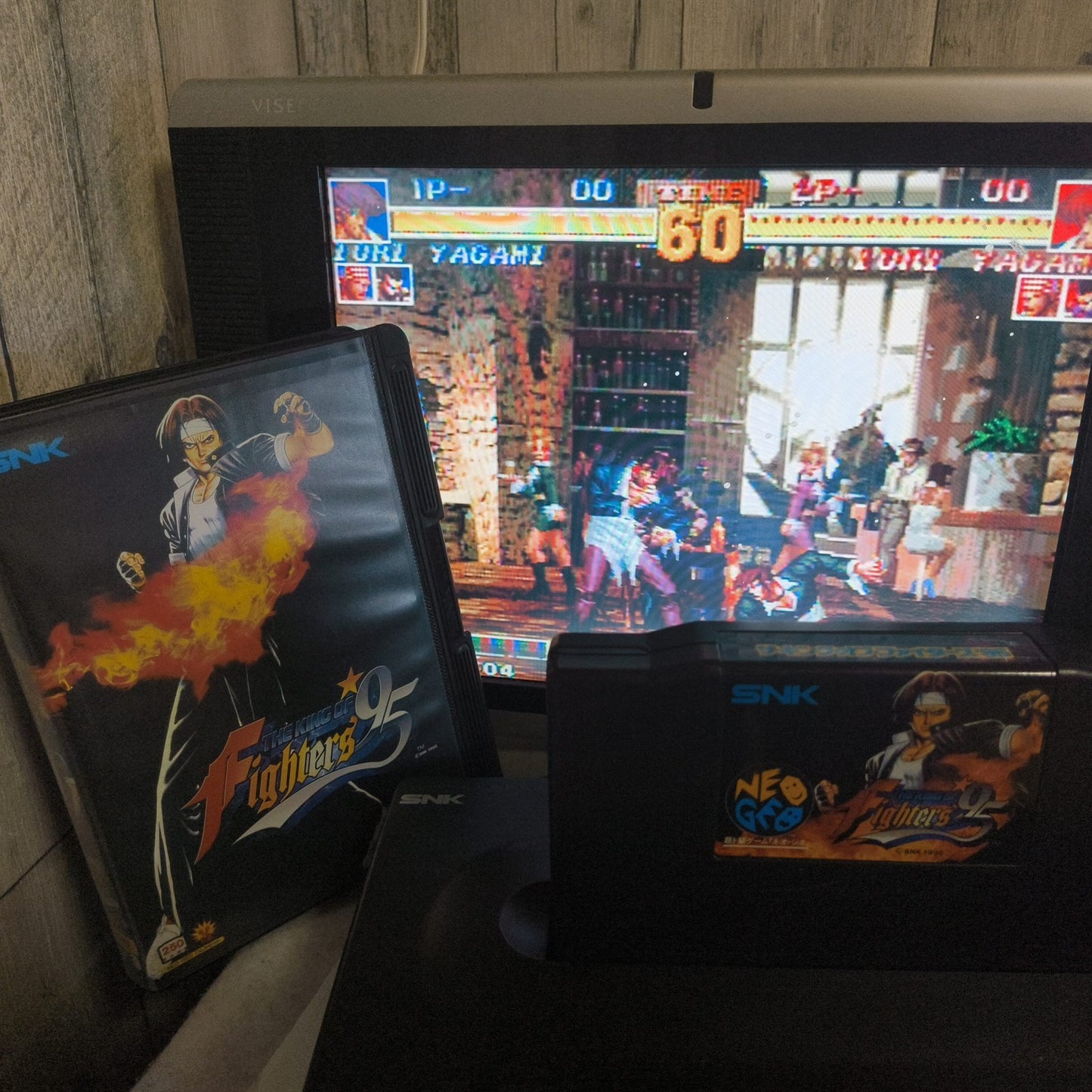 KOF 95 THE KING OF FIGHTERS 95 SNK NEO GEO AES w/Manual, Box, Working, Japan