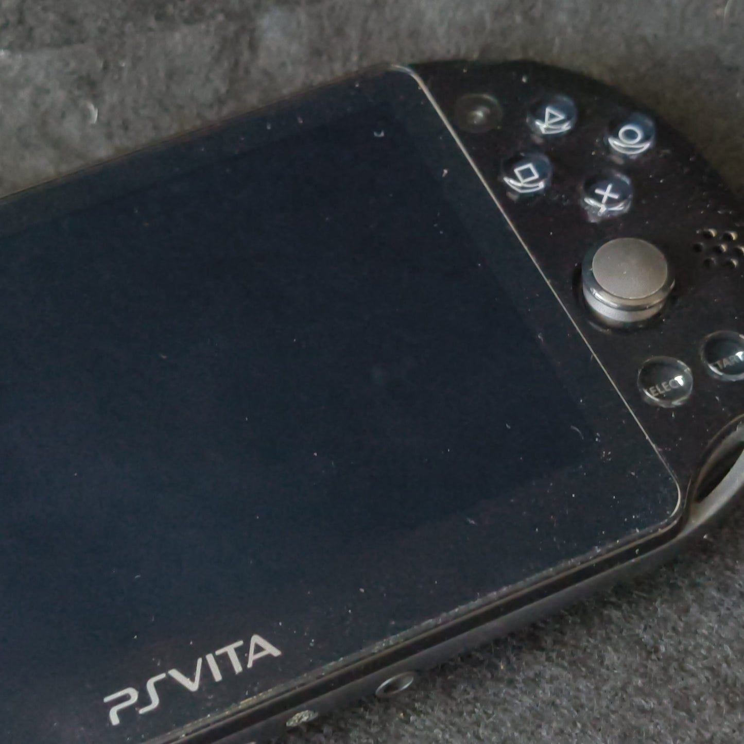 SONY PS Vita PCH-2000 ZA11 Black Console w/Game, Working, No charger, Japan