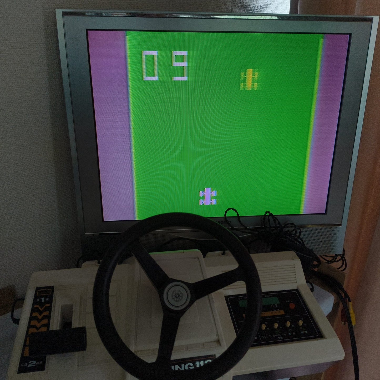 Vintage, Nintendo TV GAME Racing 112 CTG-CR112 console system. Working, Japan