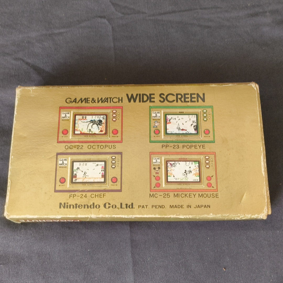 Boxed Nintendo Game & Watch Parachute PR-21 Retro Handheld Junk Burned LCD Japan