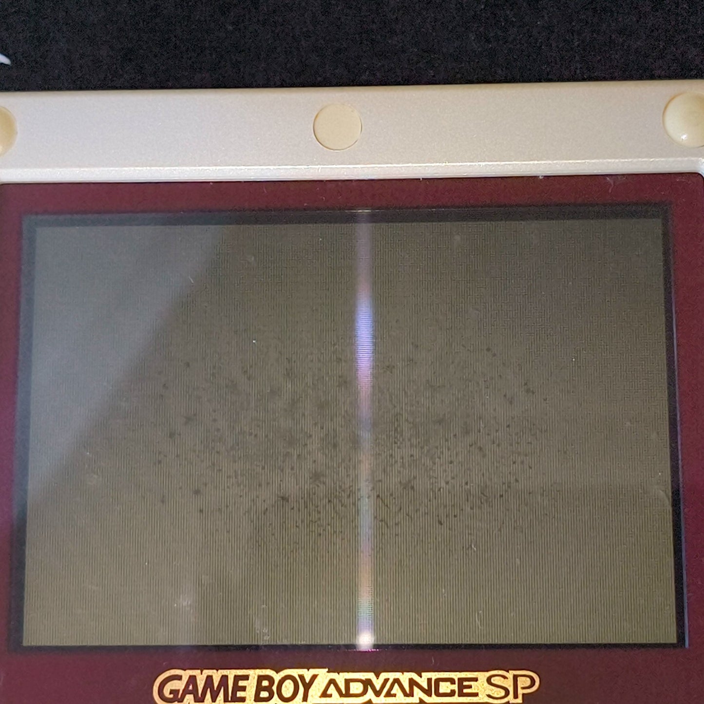 Nintendo Game Boy Advance SP Famicom Color AGS-001 Boxed Manual Screen Issue