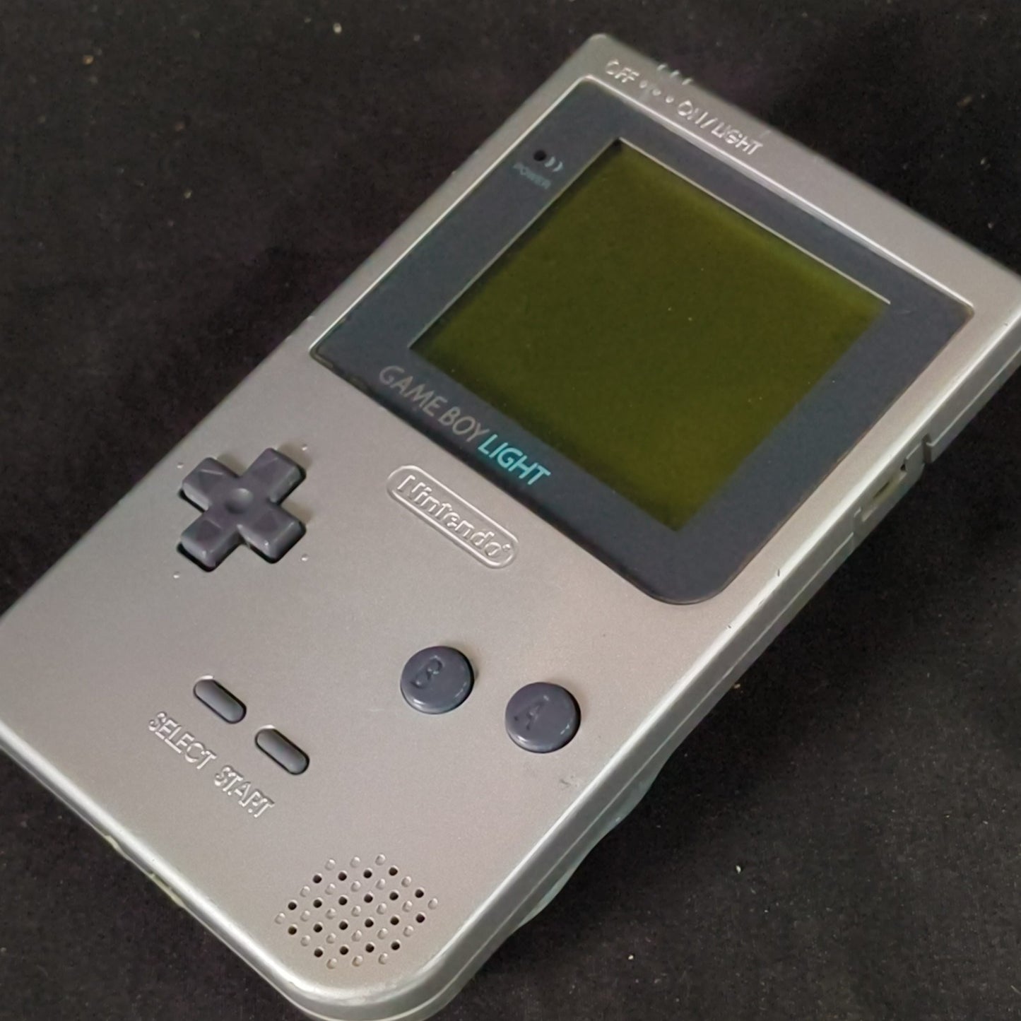 Used, Nintendo Gameboy Light Silver color console MGB-101, Working, Japan