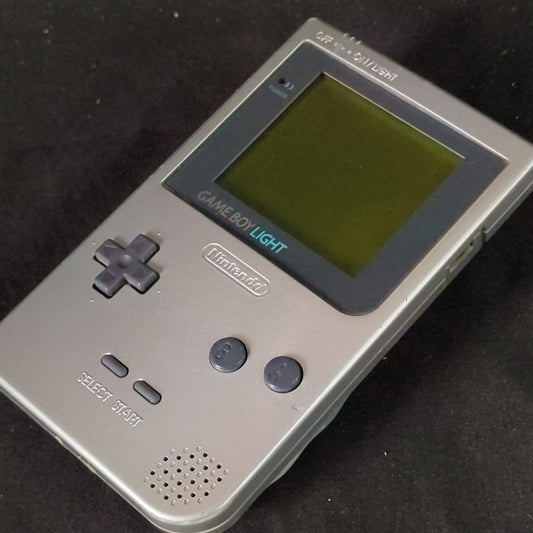 Used, Nintendo Gameboy Light Silver color console MGB-101, Working, Japan