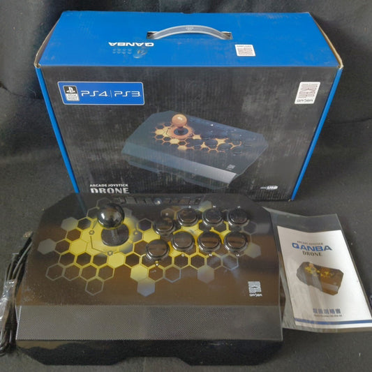 Qanba Drone Arcade Joystick Fightstick For PS4 PS3 PC Controller Boxed Manual