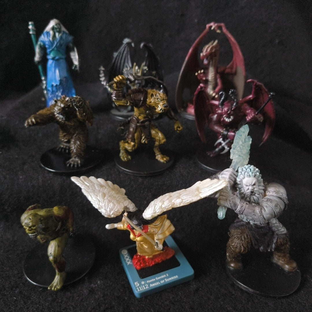 D&D Dungeons & Dragons Dreamblade Miniature Figures Lot WizKids Wizards TTRPG