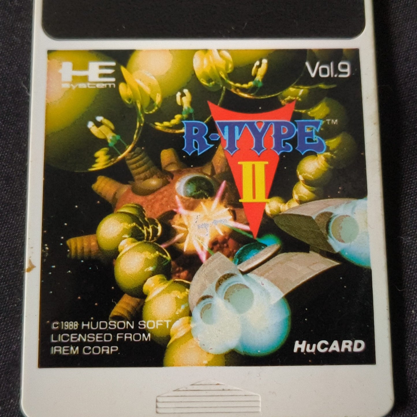 R-TYPE Part 1 and 2 NEC PC Engine TurboGrafx-16 PCE game, Hu-cards only, Working