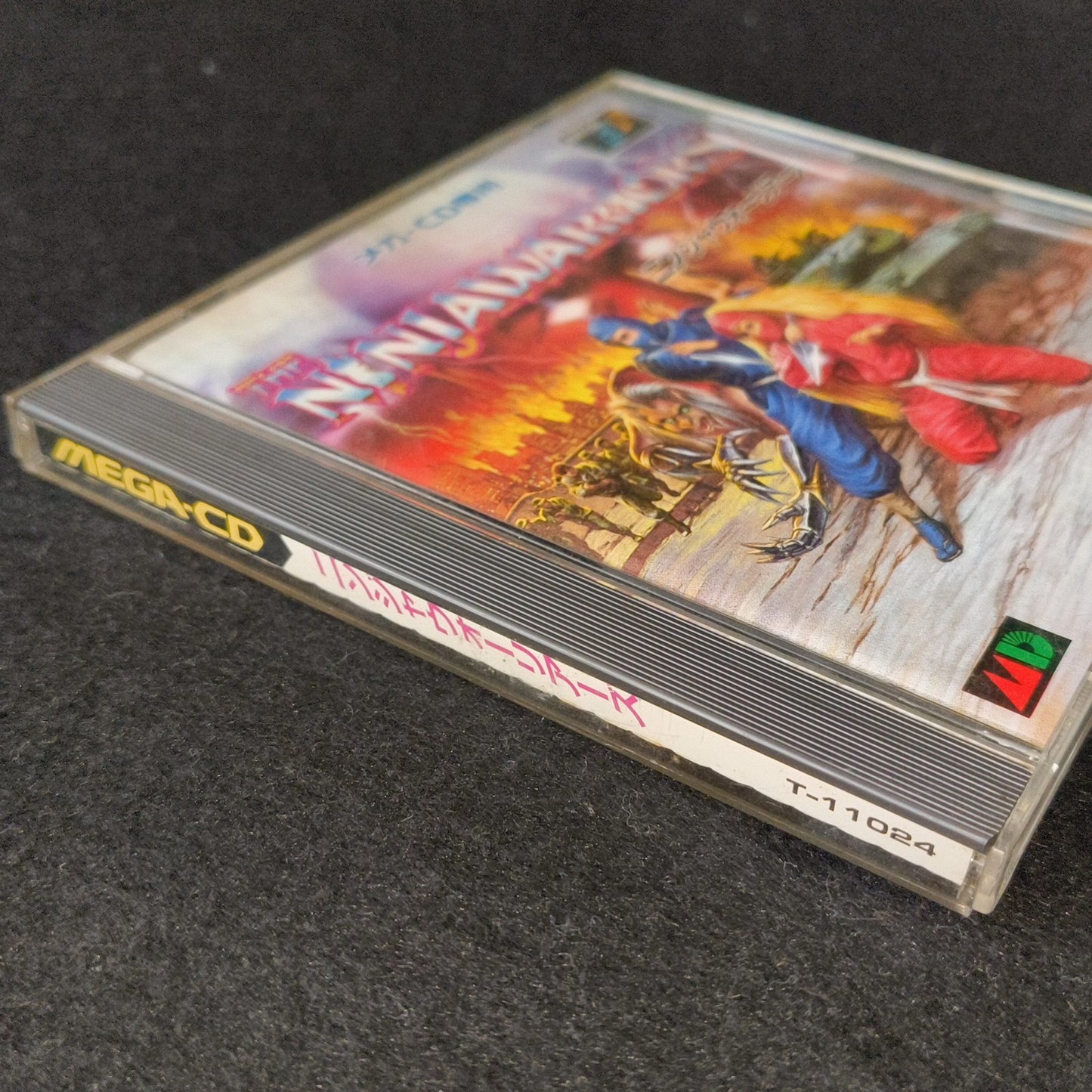 THE NINJA WARRIORS MEGA CD shooter game Disk, Manual, Box set, Working, Japan