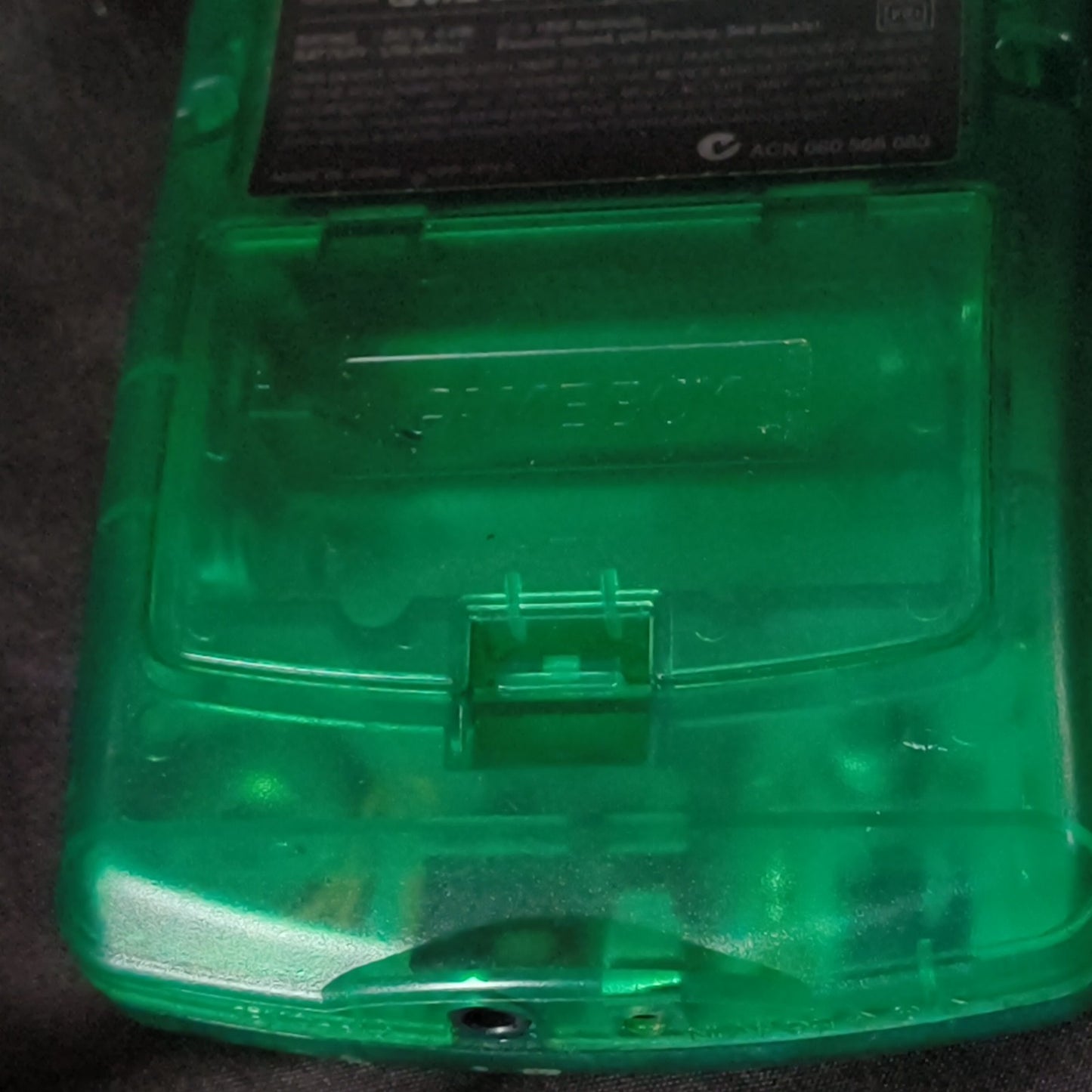 Nintendo Gameboy Color Toys R Us Limited edition Greeh console and Game, Working
