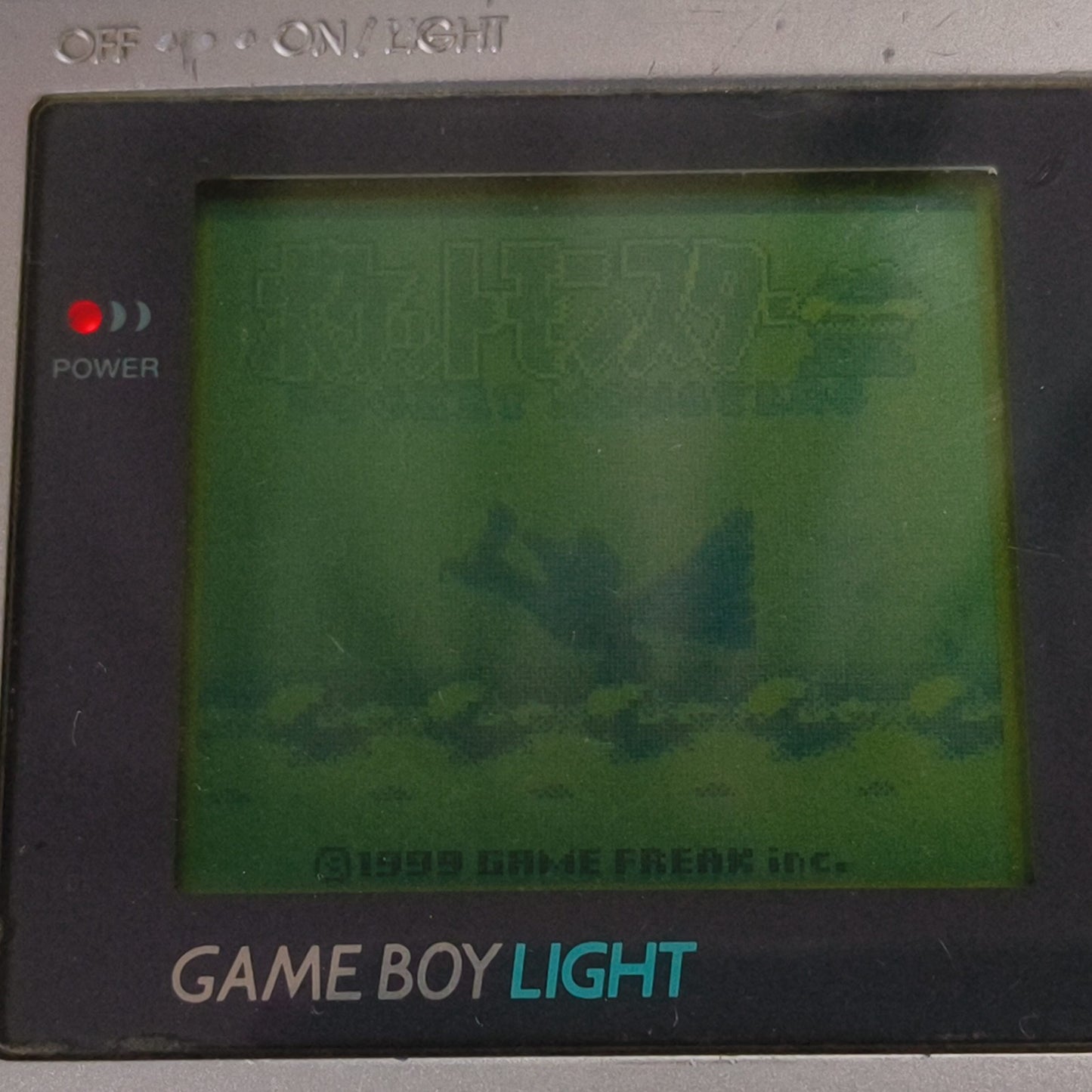 Used, Nintendo Gameboy Light Silver color console MGB-101, Working, Japan
