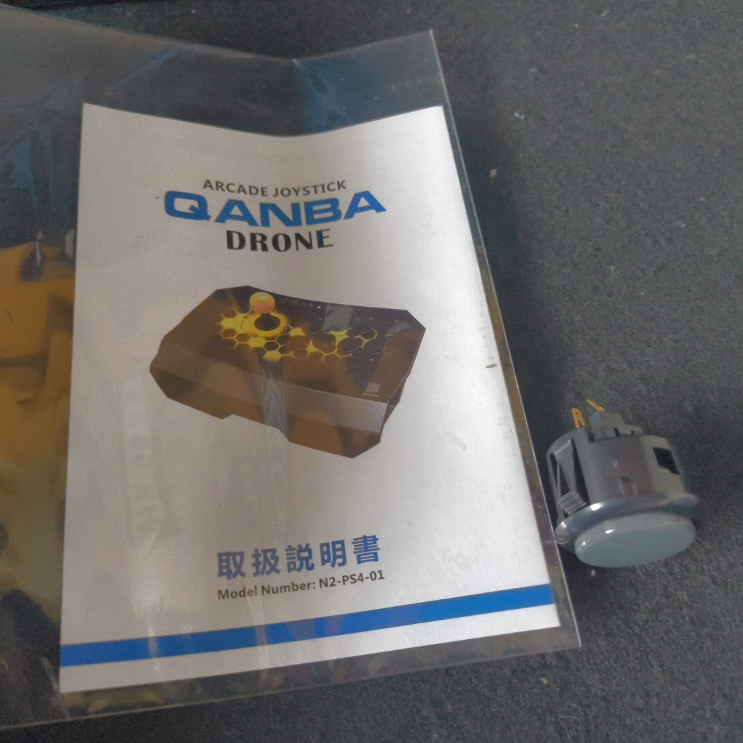 Qanba Drone Arcade Joystick Fightstick For PS4 PS3 PC Controller Boxed Manual