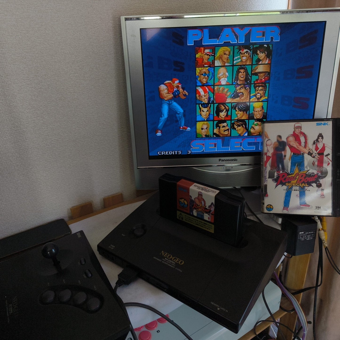 Real Bout Fatal Fury Special SNK NEO GEO AES Cartridge, w/Manual, Box, Working