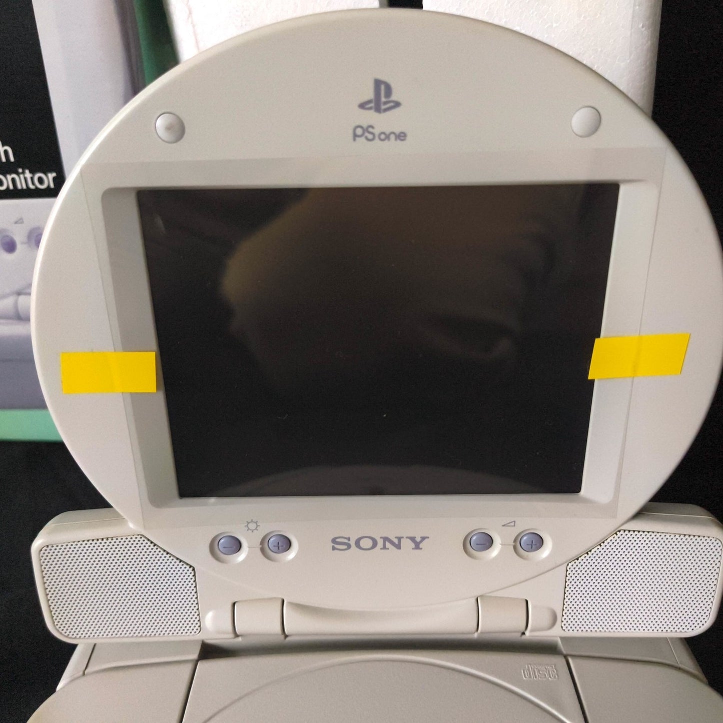 Sony PlayStation PS one Console, LCD monitor, PSU, Controller, Box set, NTSC-J