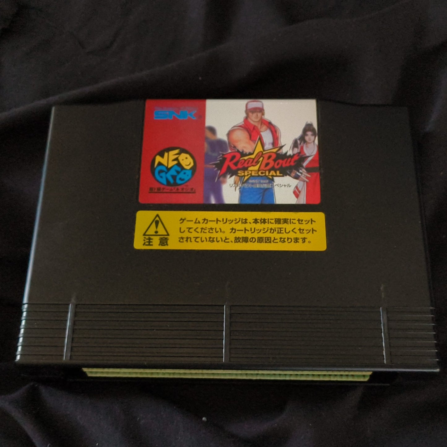 Real Bout Fatal Fury Special SNK NEO GEO AES Cartridge, w/Manual, Box, Working