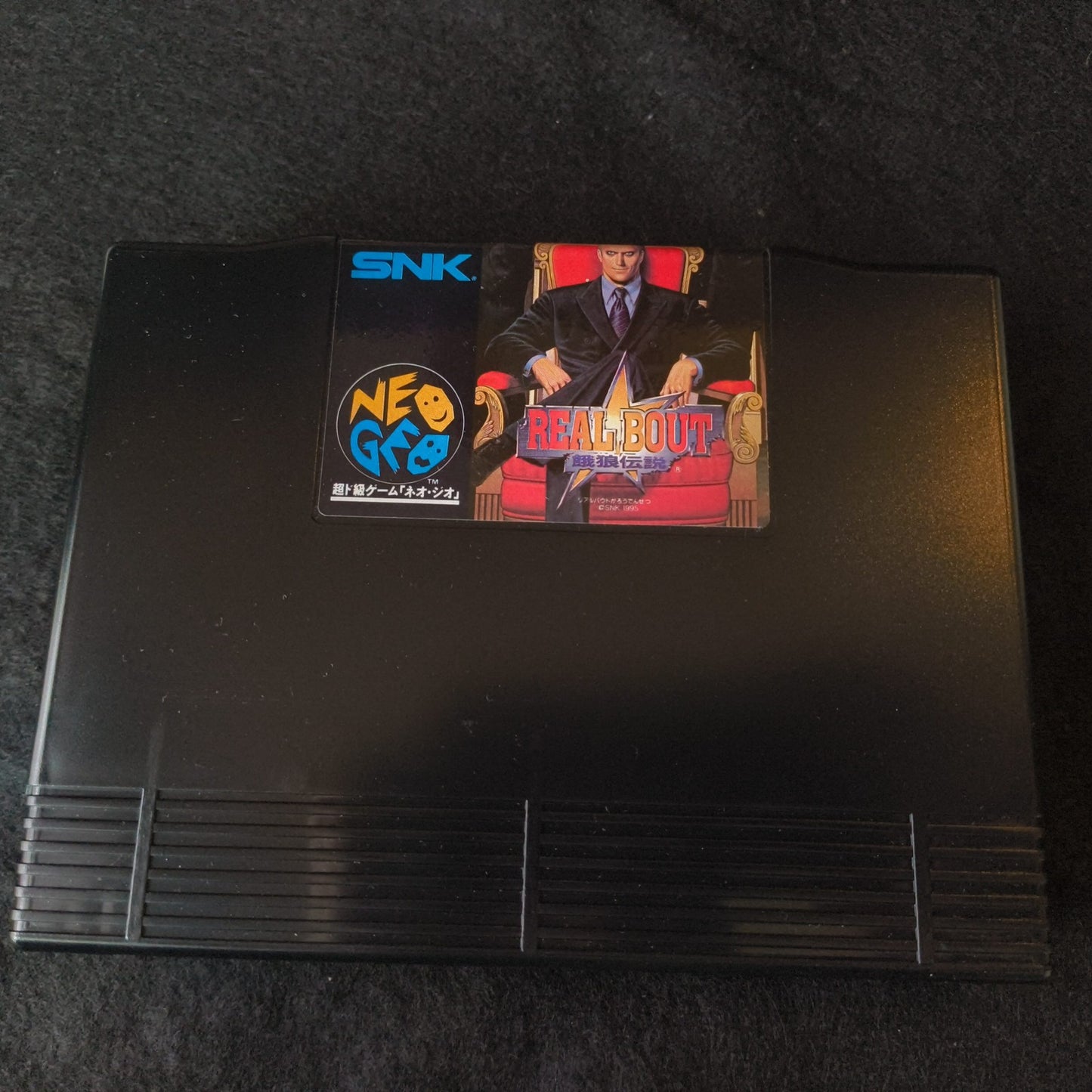 Real Bout Fatal Fury SNK NEO GEO AES Cartridge, w/Manual, Box, Working, Japan