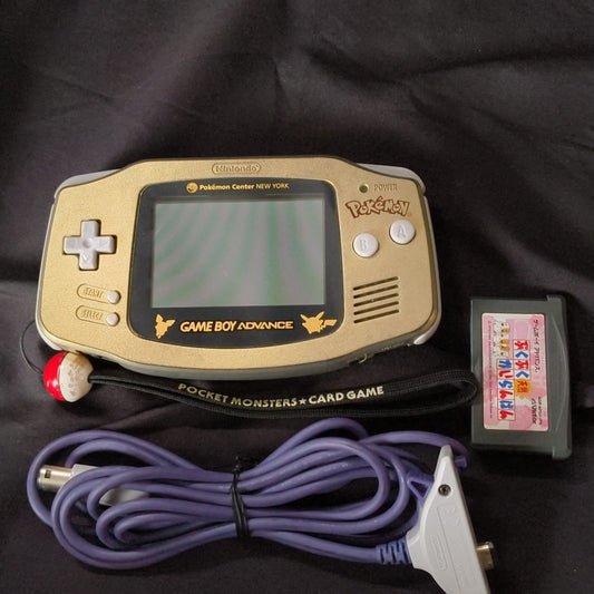 Original shell, Game Boy Advance GBA Pokemon Center NEW YORK Gold Limited, Japan