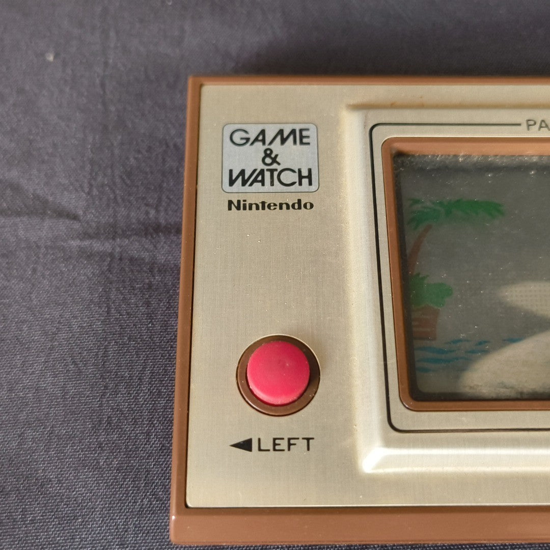 Boxed Nintendo Game & Watch Parachute PR-21 Retro Handheld Junk Burned LCD Japan