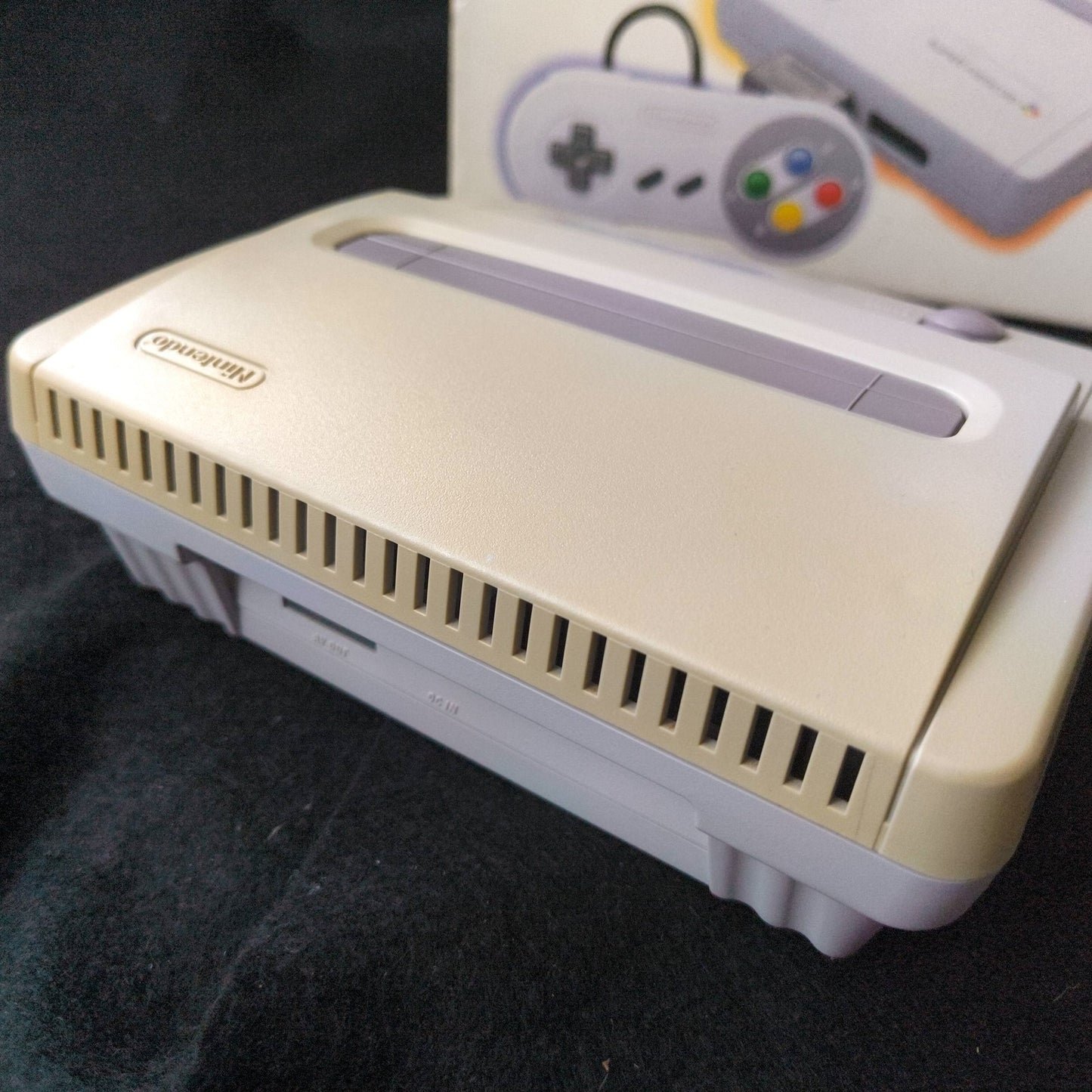 Nintendo Super Famicom Jr. (SNES) Console w/Pad and Box set, Working, Japan