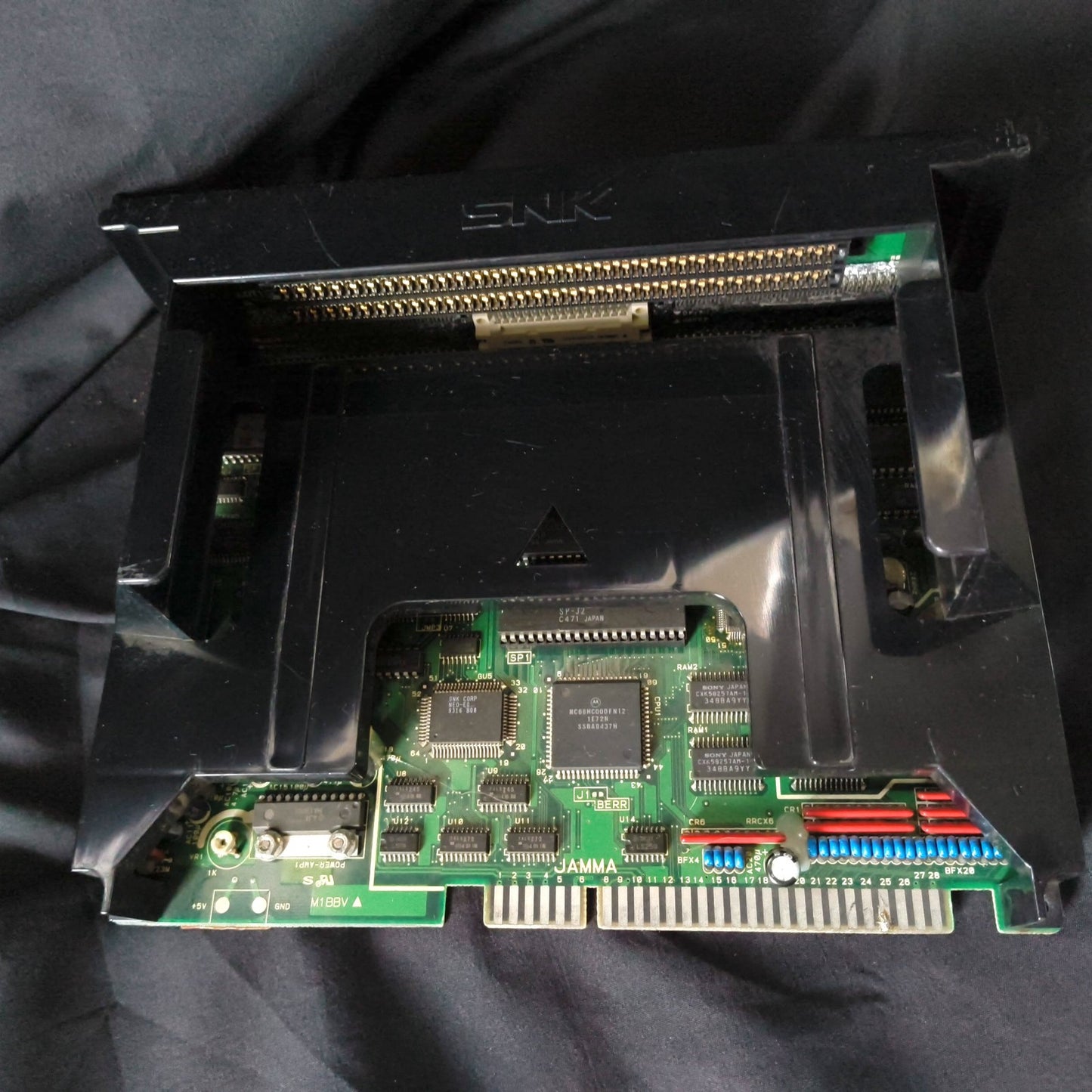 NEO GEO MVS System Motherboard (A Board) NEO-MVH SLOT1FZS JAMMA, Working, Japan