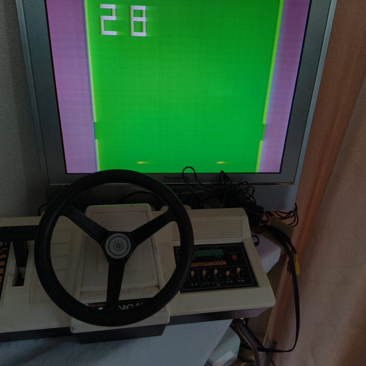 Vintage, Nintendo TV GAME Racing 112 CTG-CR112 console system. Working, Japan