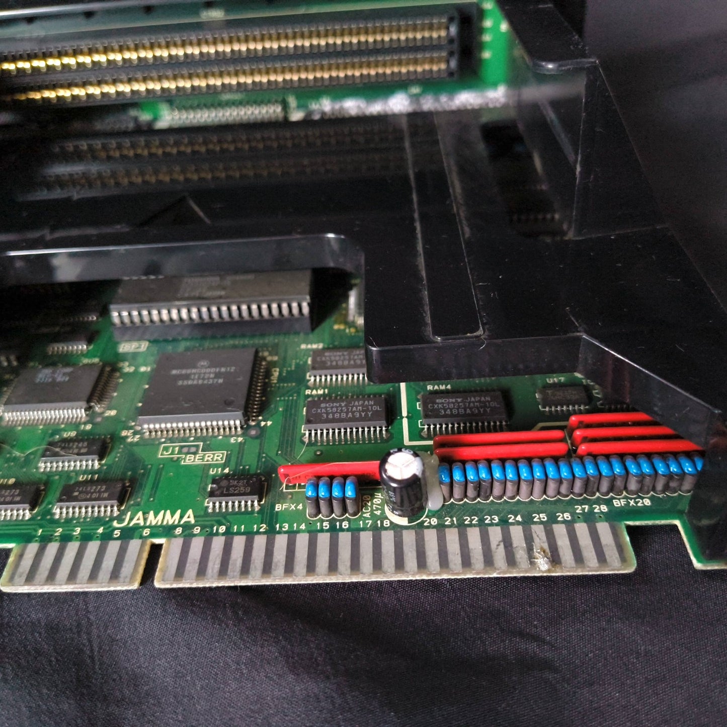 NEO GEO MVS System Motherboard (A Board) NEO-MVH SLOT1FZS JAMMA, Working, Japan
