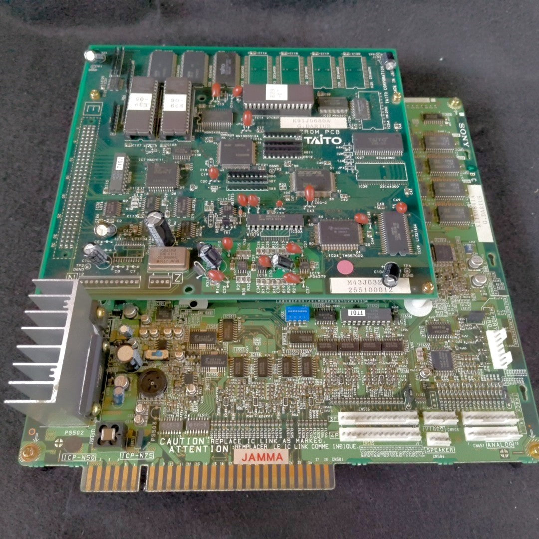 TAITO G-Darius Arcade JAMMA PCB Circuit Board Shooting Game Tested Working Japan