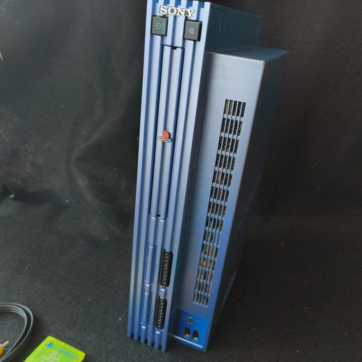 Sony PlayStation 2 Blue Color Console PS2, w/ Accesorries, Region-J, SCPH-39000