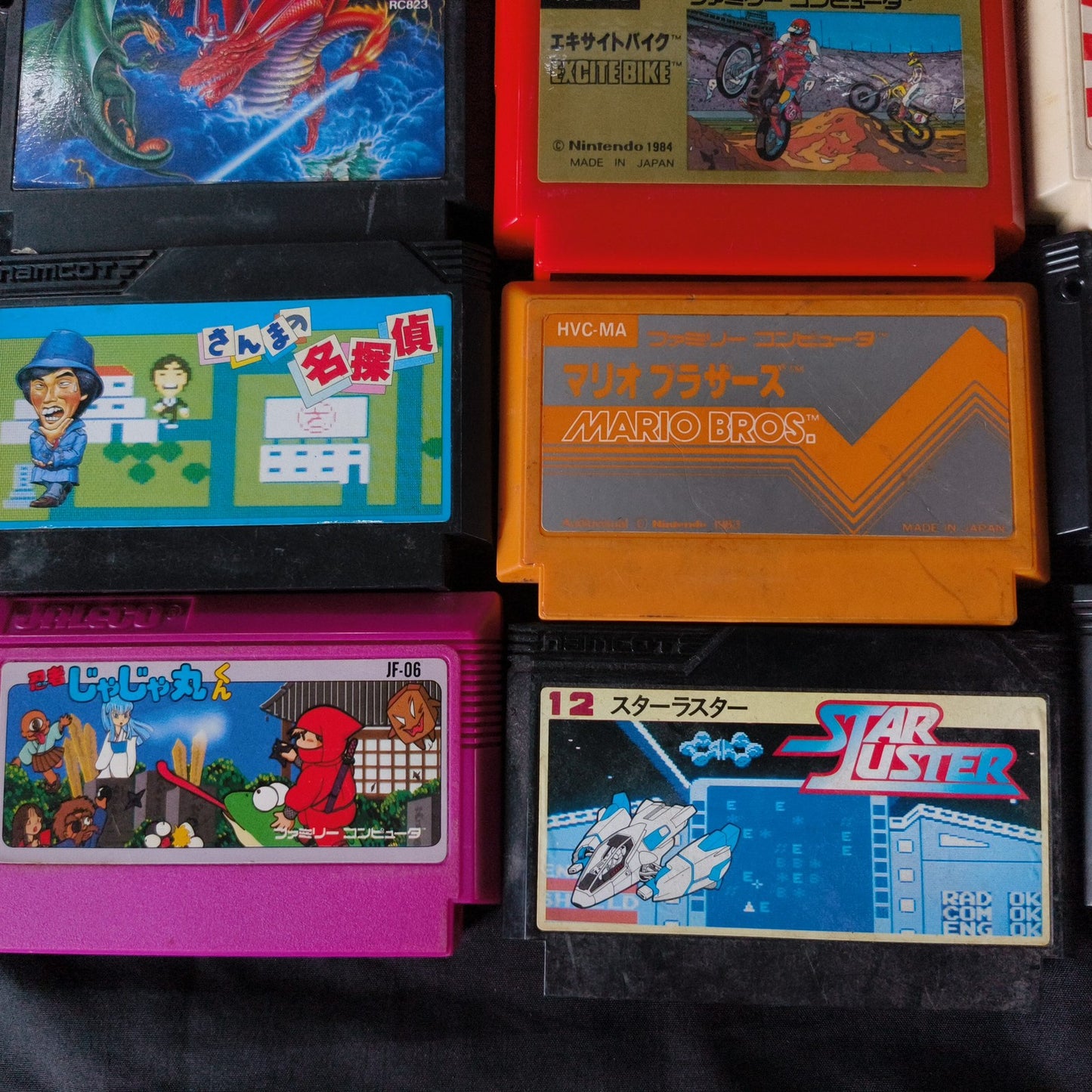 Wholesale lots of 28 Nintendo Famicom FC NES Game Cartridges set, Japan, AS-IS