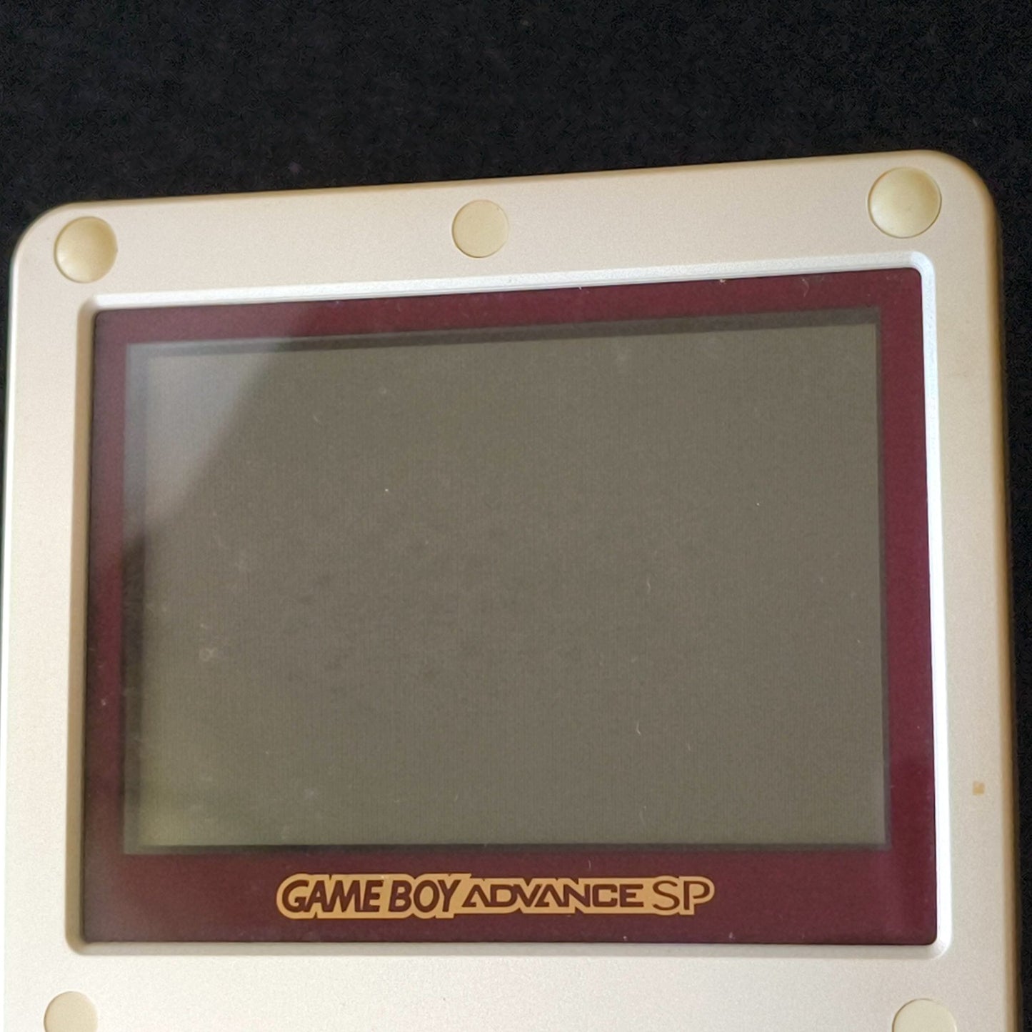 Nintendo Game Boy Advance SP Famicom Color AGS-001 Boxed Manual Screen Issue