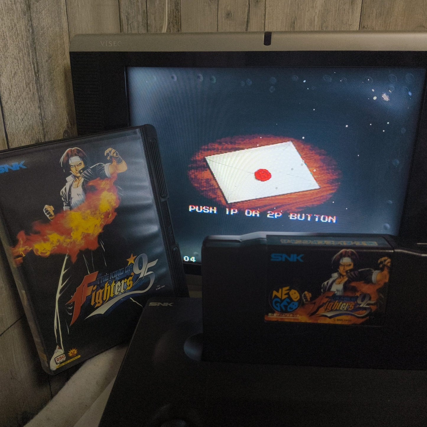 KOF 95 THE KING OF FIGHTERS 95 SNK NEO GEO AES w/Manual, Box, Working, Japan