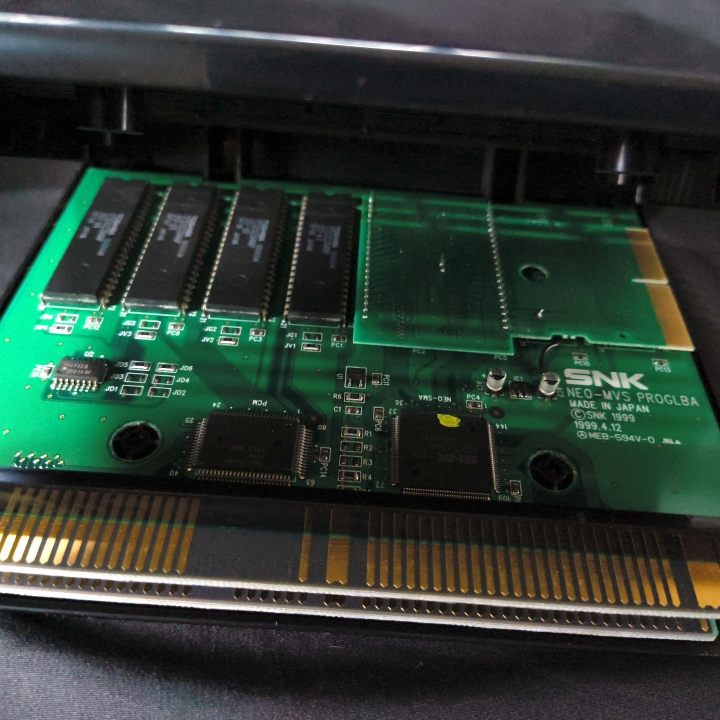 The King of Fighters 2001 KOF 2000 NEOGEO MVS Cartridge and Papers set, Workign