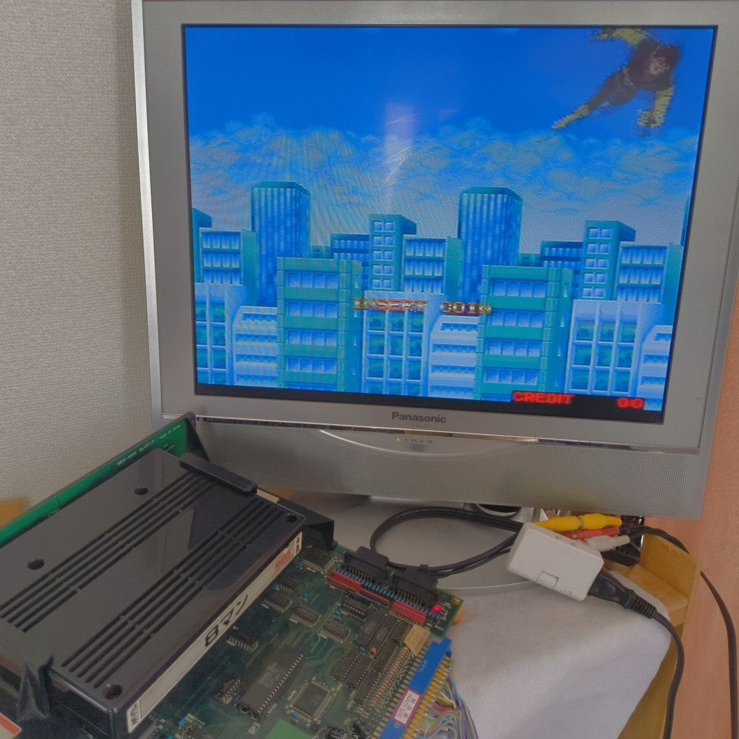 SNK NEO-GEO MVS 8 MAN Eightman Arcade Cartridge PCB Made in Japan Tested Working