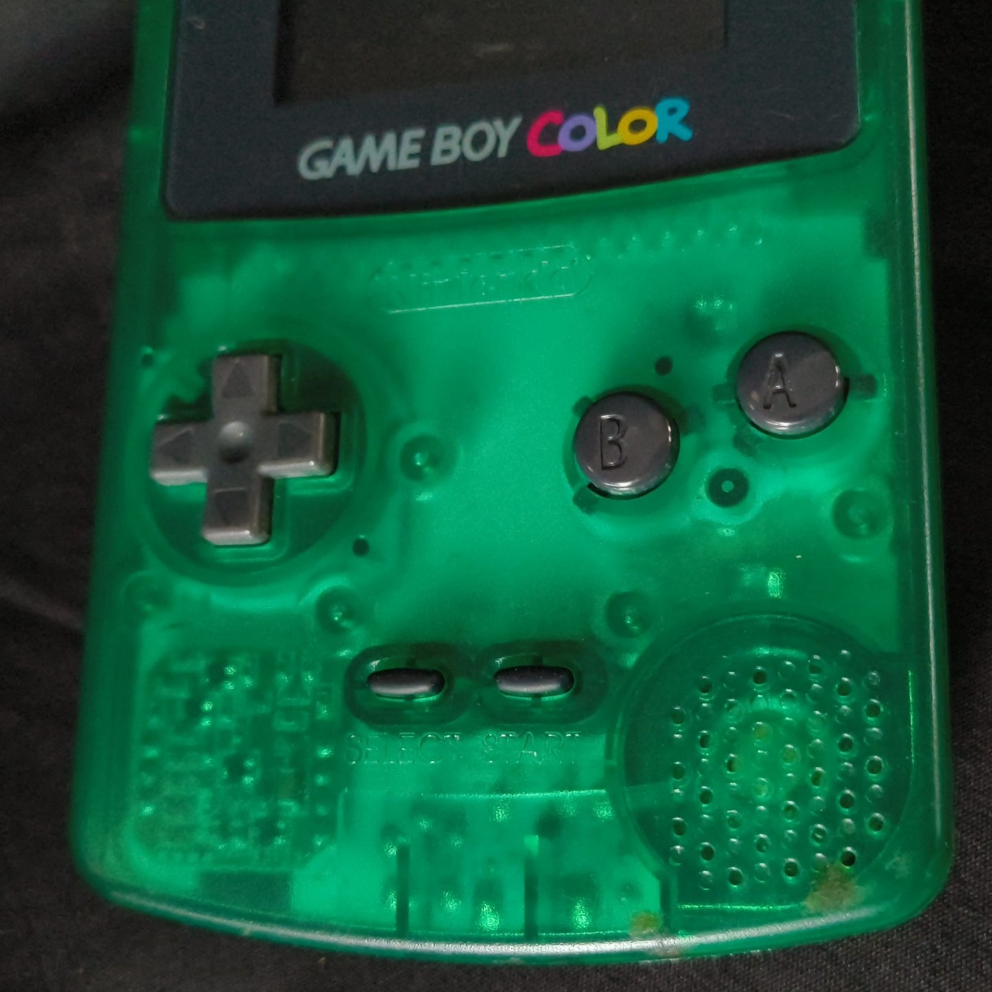 Nintendo Gameboy Color Toys R Us Limited edition Greeh console and Game, Working