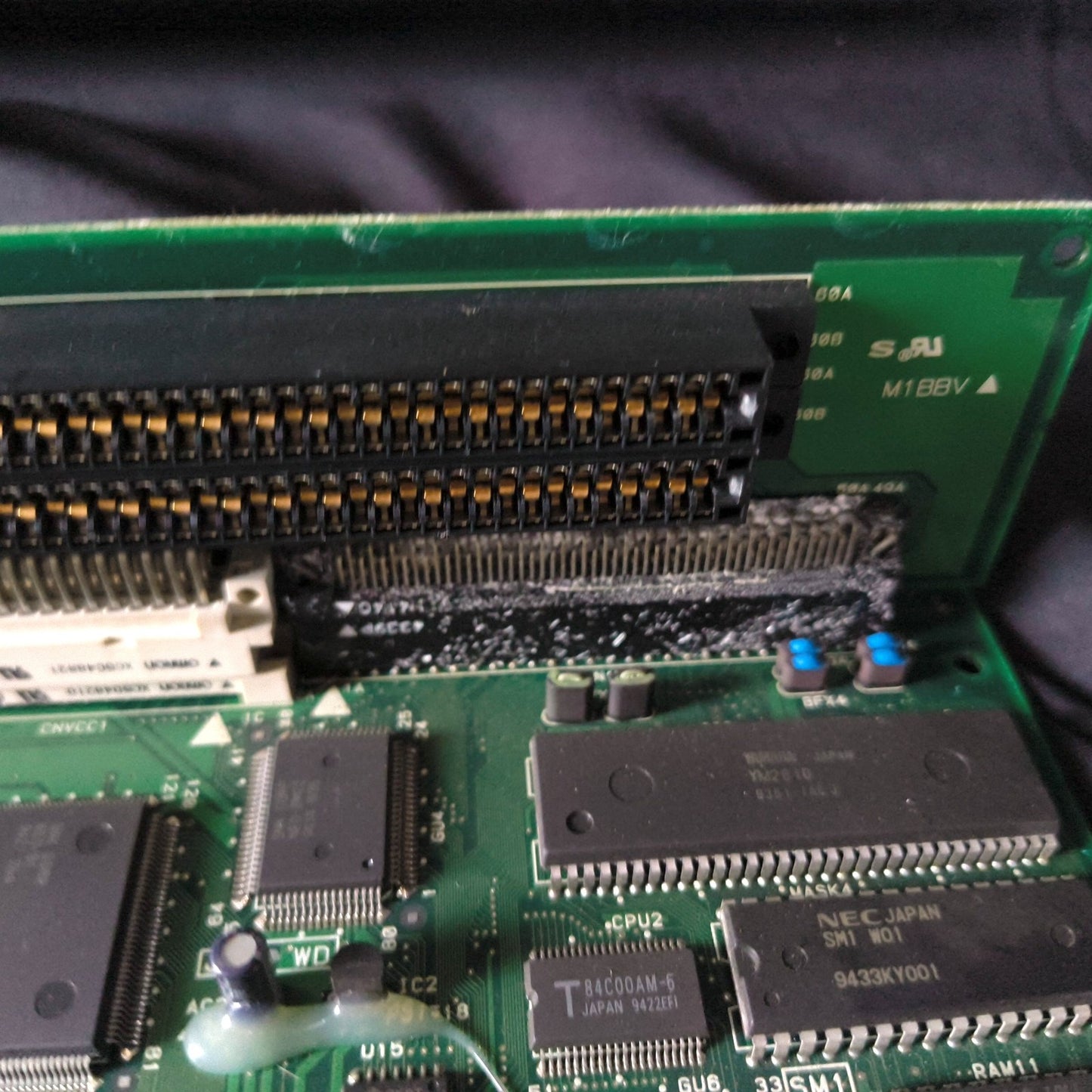 NEO GEO MVS System Motherboard (A Board) NEO-MVH SLOT1FZS JAMMA, Working, Japan