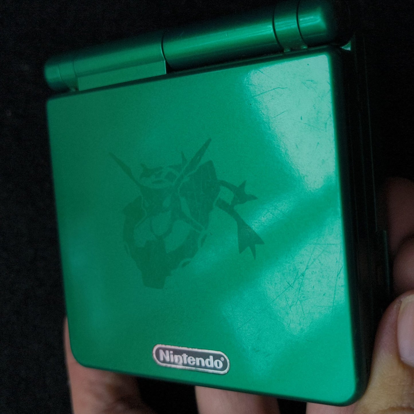 Authentic Pokemon Rayquaza LIMITED GAMEBOY ADVANCE SP CONSOLE, Working, Japan
