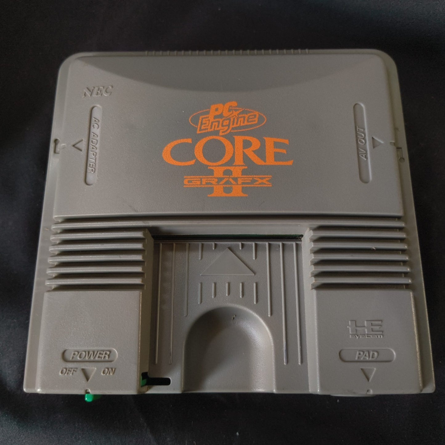 NEC PC Engine CoreGrafx II Console Only Powers On Gray Screen Junk For Parts