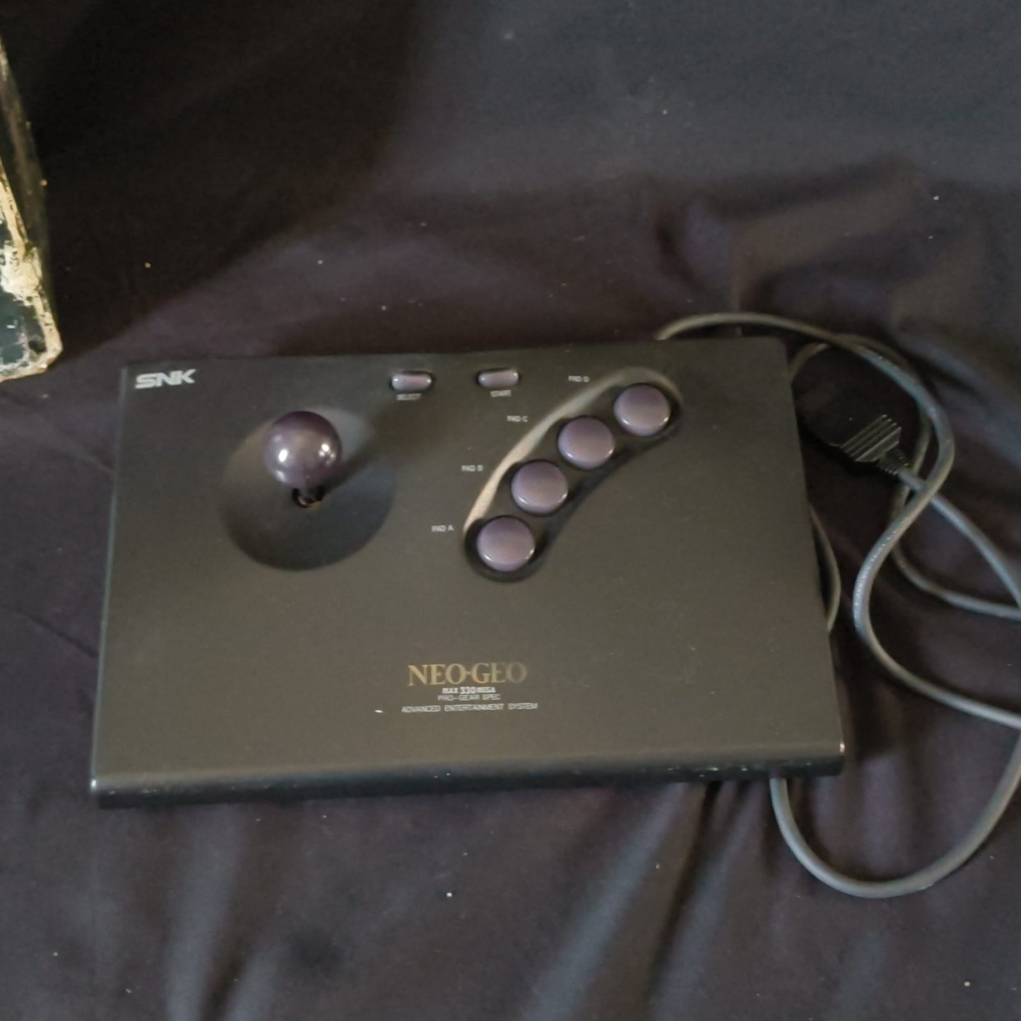 SNK NEOGEO AES ROM cartridge system Console NEO-0, w/PSU, Pad, Box set, Japan