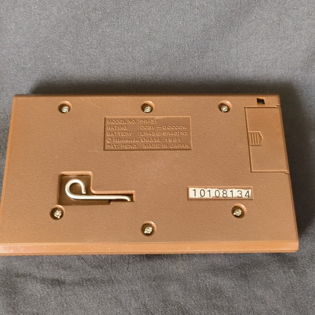 Boxed Nintendo Game & Watch Parachute PR-21 Retro Handheld Junk Burned LCD Japan
