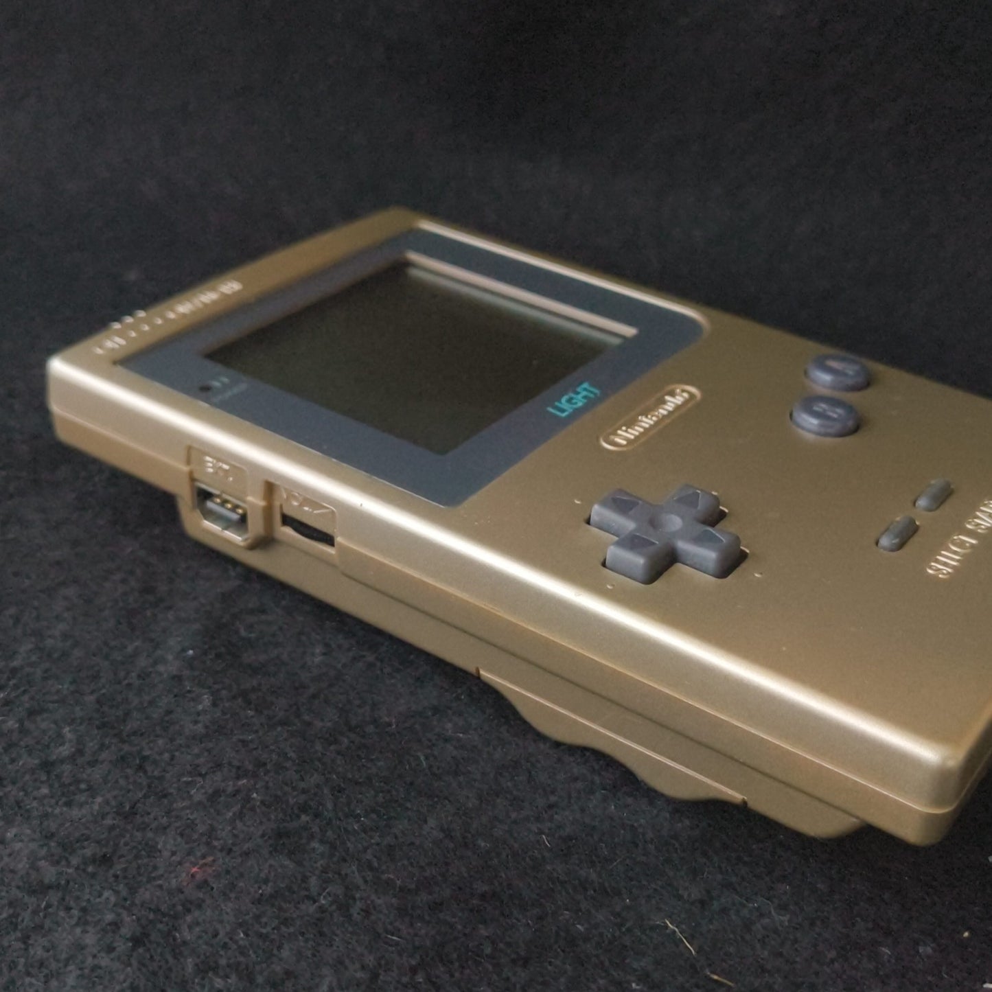 Nintendo Game boy Light Gold color console MGB-101, Manual, and box set, Japan