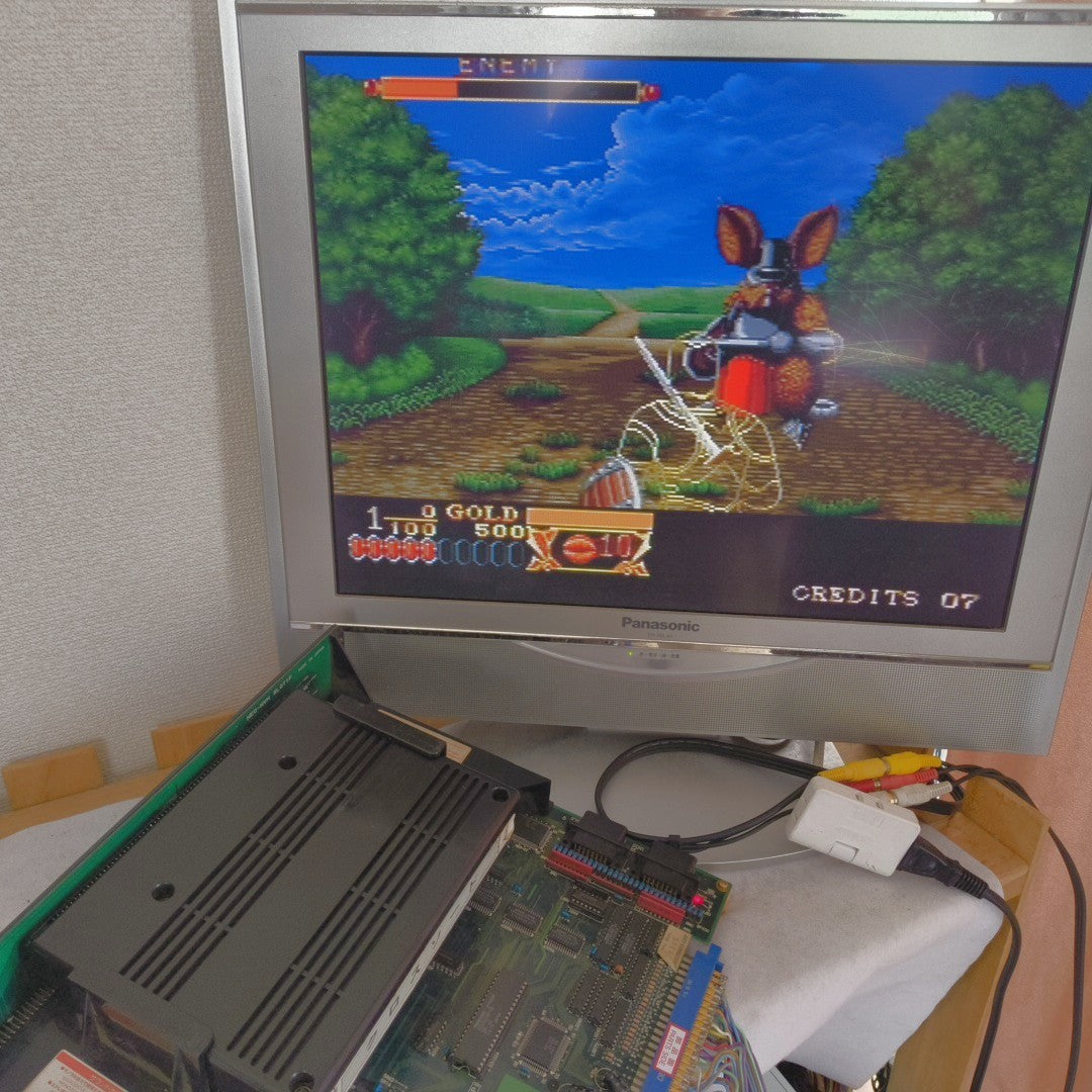 SNK NEO-GEO MVS Crossed Swords Arcade Cartridge PCB Made in Japan Tested Working