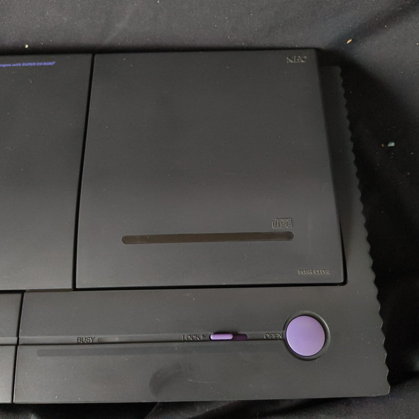 NEC PC Engine DUO Console HuCARD Works CD-ROM Not Reading Repair Junk, Japan