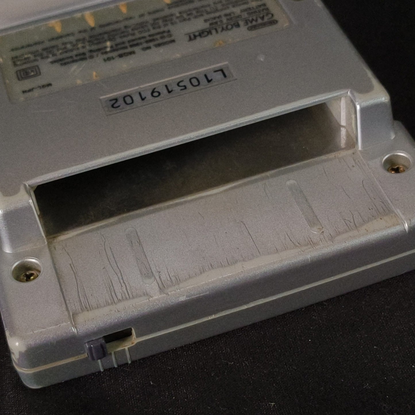 Used, Nintendo Gameboy Light Silver color console MGB-101, Working, Japan