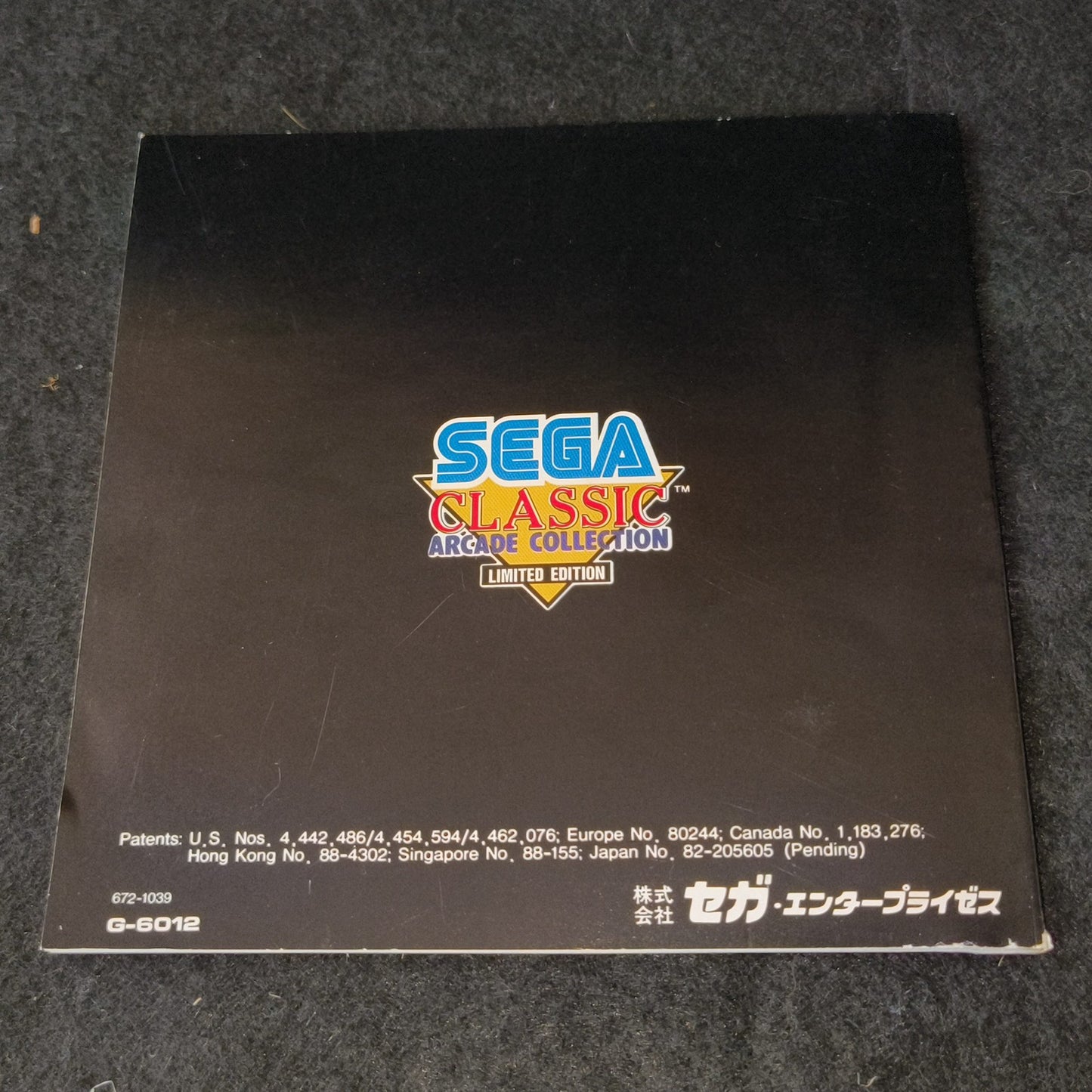 SEGA CLASSICS ARCADE COLLECTION MEGA CD MCD Game set, Working, Japan