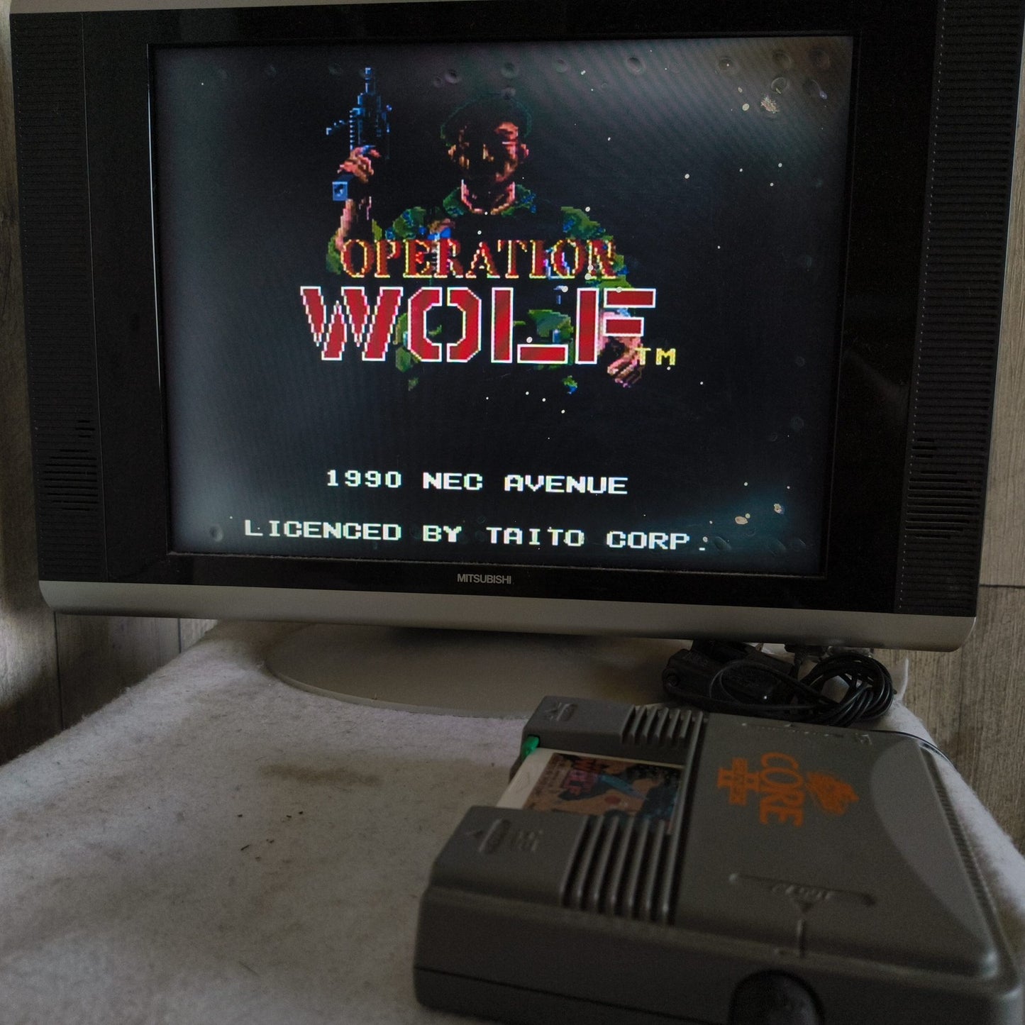OPERATION WOLF NEC PC Engine TurboGrafx-16 PCE game, Hu-card only, Working, JP