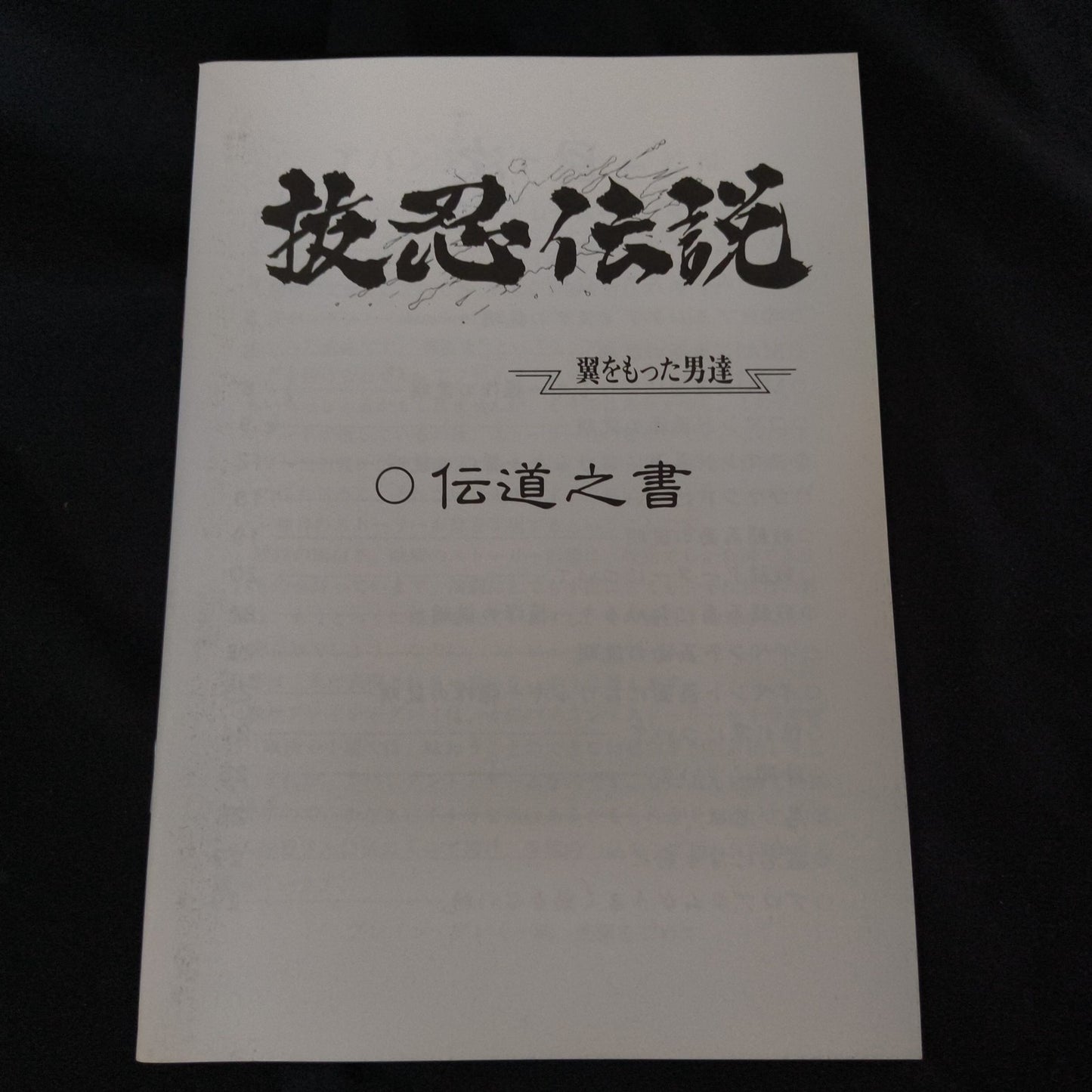 PC-8801 PC88 Nukenin Densetsu Game Disks, Manual, Box set, Working, Japan