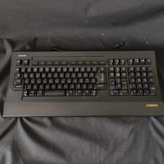 Sharp X68000 Original JIS KEYBOARD DSETK0024CE00 CSA-71284, working, Japan