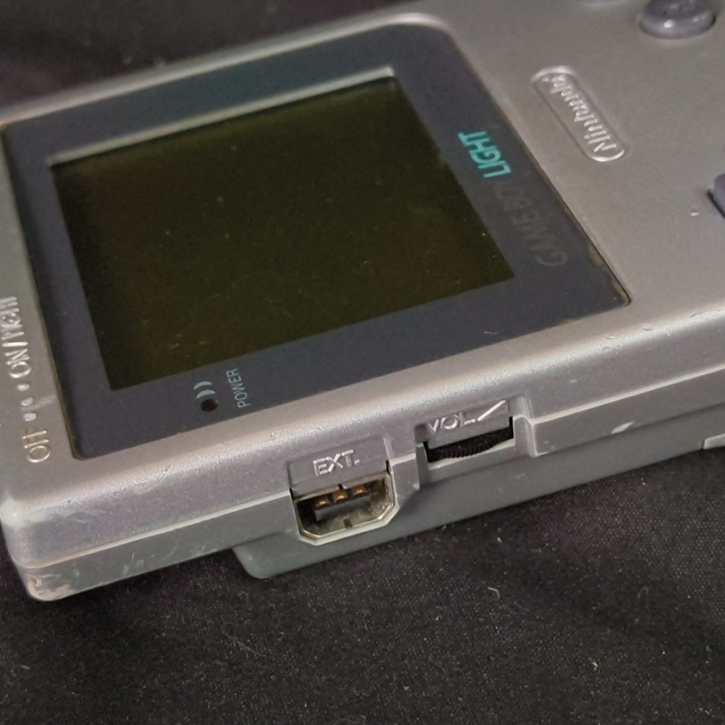 Used, Nintendo Gameboy Light Silver color console MGB-101, Working, Japan