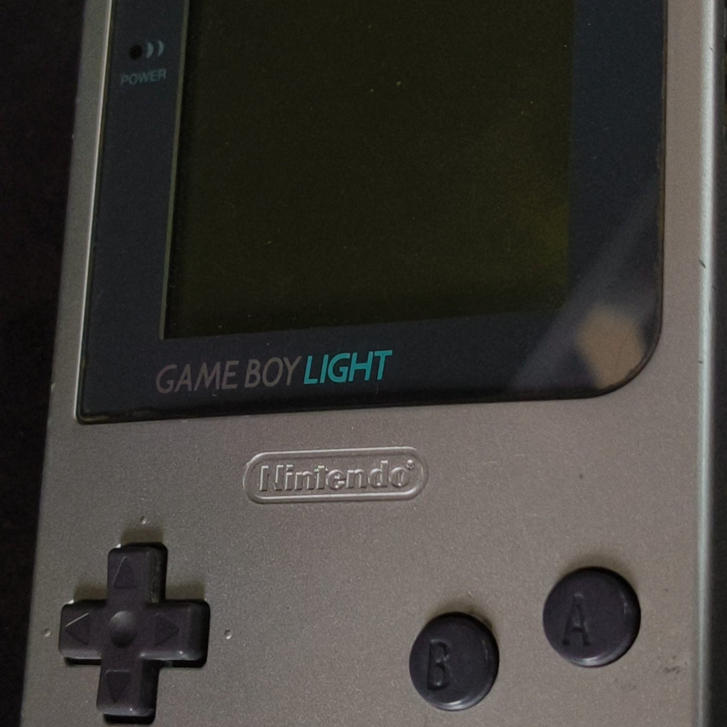 Used, Nintendo Gameboy Light Silver color console MGB-101, Working, Japan
