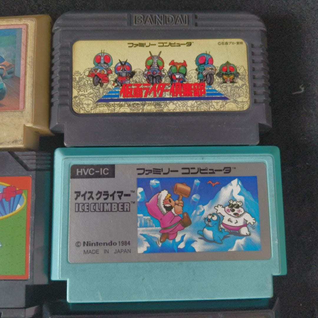 Wholesale lots of 14 Nintendo Famicom FC NES Game Cartridges set, Japan, AS-IS